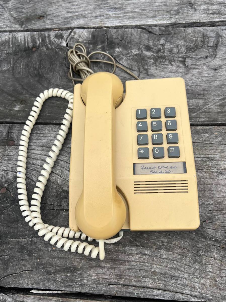 Vintage Tuşlu Ahizeli Telefon AOB6399 - 5