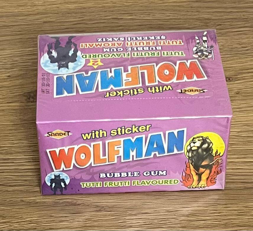 WOLFMAN (SAADET) 2001 Şekerli Sakız Açılmamış Kutu # SKZ1826 - 5