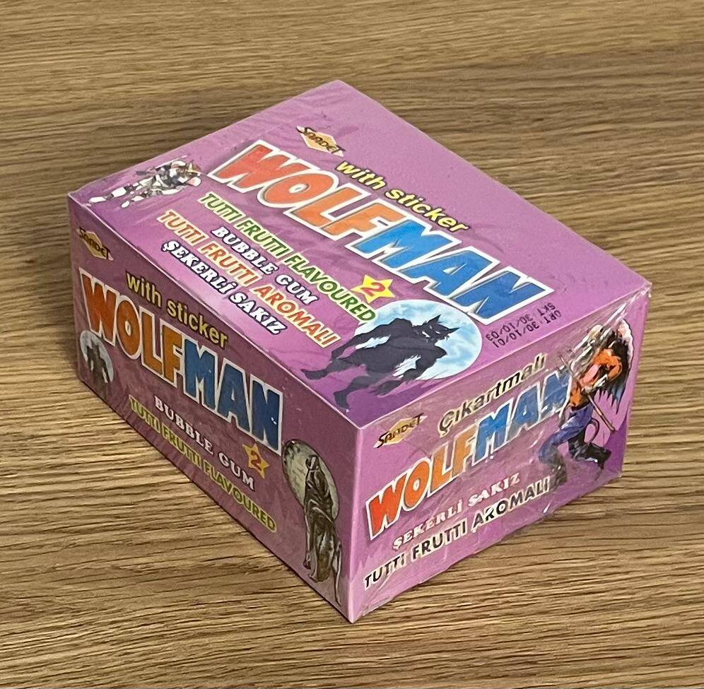 WOLFMAN (SAADET) 2001 Şekerli Sakız Açılmamış Kutu # SKZ1826 - 4