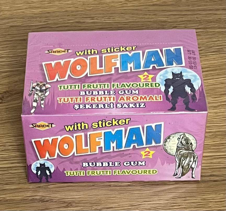 WOLFMAN (SAADET) 2001 Şekerli Sakız Açılmamış Kutu # SKZ1826 - 8