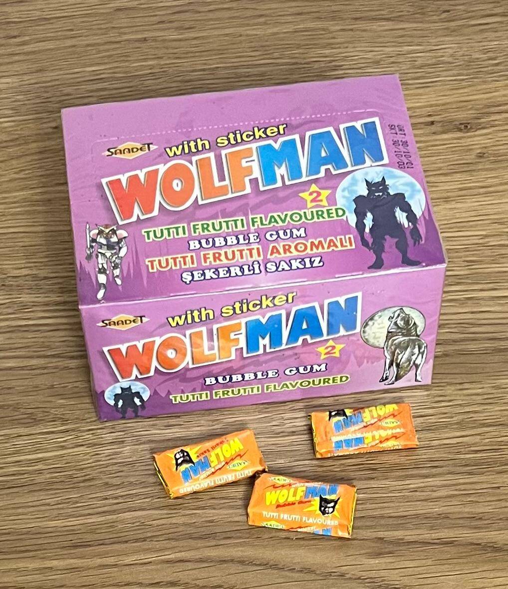 WOLFMAN (SAADET) 2001 Şekerli Sakız Açılmamış Kutu # SKZ1826 - 2