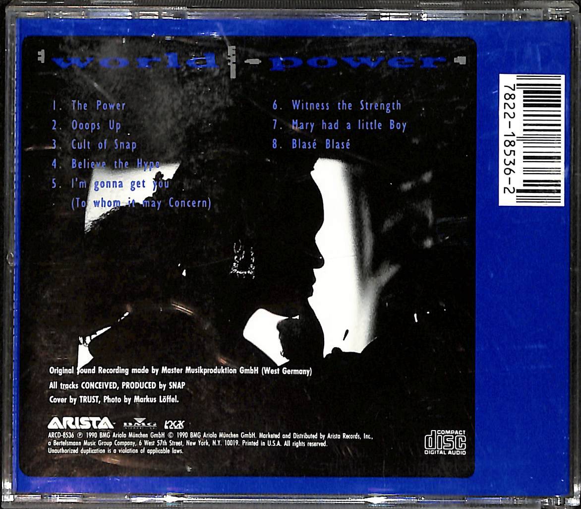 World Power - Cult of Snap CD (İkinci El) CD4147 - 2