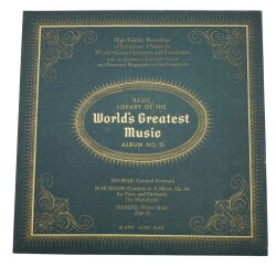 Worlds Greatest Music Album No21 (Dvorak - Schumann - Handel) Klasik Müzik LP PLK11405 - 1