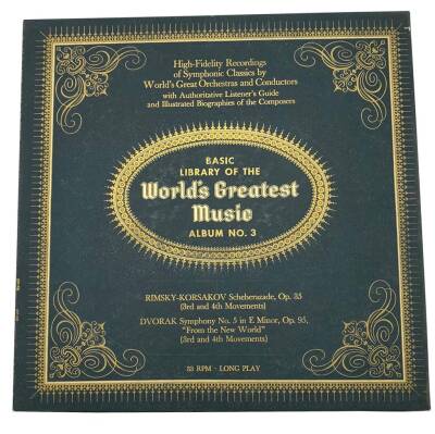 Worlds Greatest Music Album No3 (Rimsky Korsakov - Dvorak) Klasik Müzik LP PLK11402 - 1