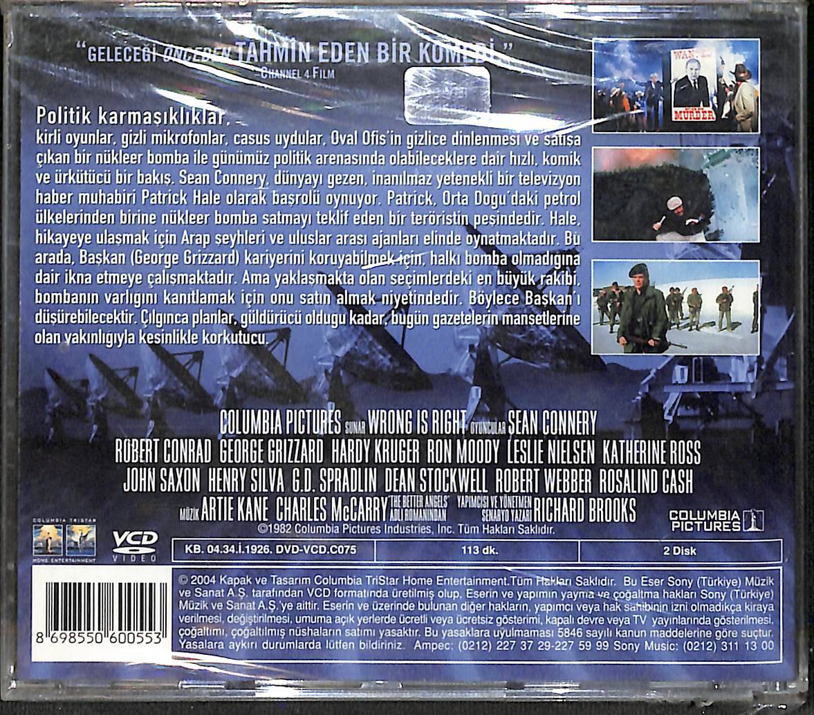 Wrong Is Right VCD Film (Sıfır - 10/10) VCD26540 - 2