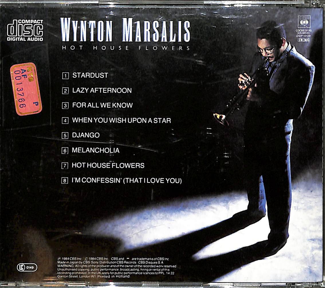 Wynton Marsalis : Hot House Flowers CD (İkinci El) CD4459 - 2