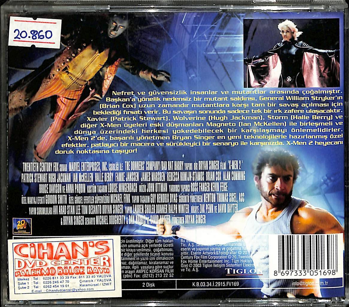X Men 2 (Hugh Jackman) VCD Film VCD14881 - 2