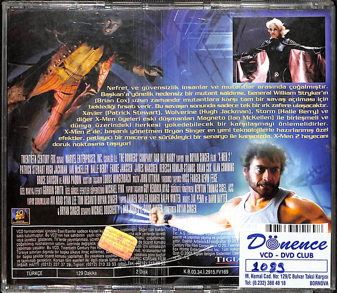 X - Men 2 Orjinal VCD Film ' Hugh Jackman ' VCD28823 - 2