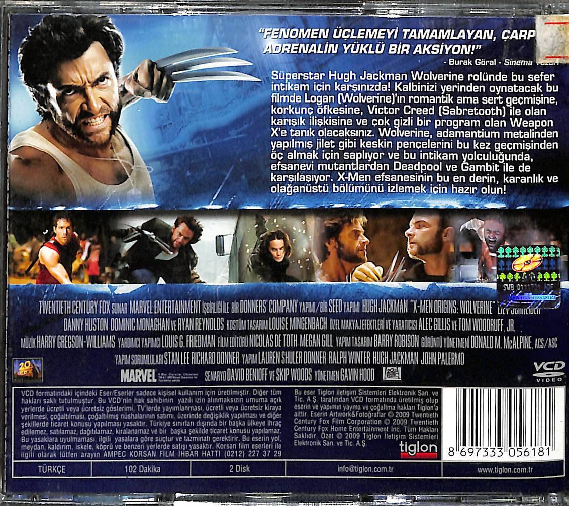 X Men Başlangıç Wolverine (Hung Jackman) VCD Film VCD15081 - 2