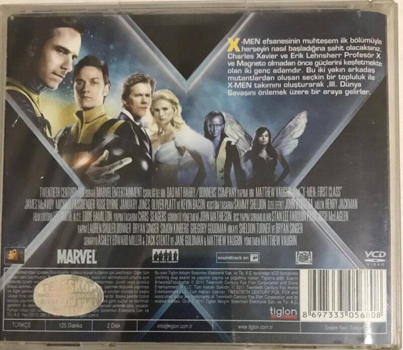X-Men Birinci Sınıf VCD Film VCD4803 - 2