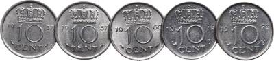 Yabancı Madeni Para Karışık 5 li Lot YMP829 - 1