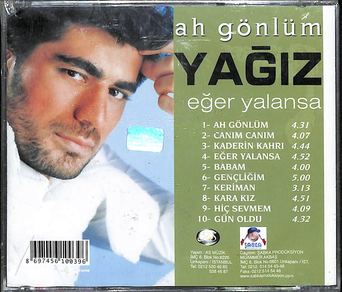 Yağız - Ah Gönlüm, Eğer Yalansa CD (Sıfır) CD4333 - 2