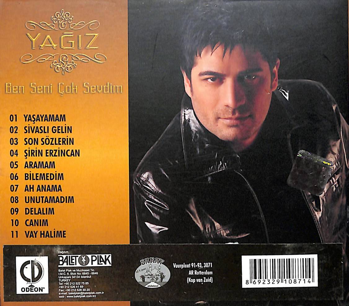 Yağız - Ben Seni Çok Sevdim CD (İkinci El) CD4236 - 3