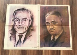 Yahya Kemal Beyatlı - Ahmet Hamdi Tanpınar Büyük Boy Poster GZ119367 - 1