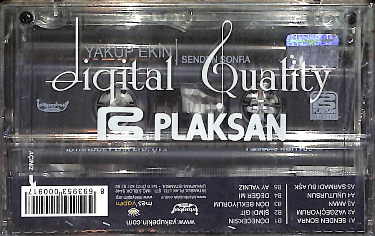 Yakup Ekin - Senden Sonra Kaset (Sıfır Kaset) KST29486 - 2