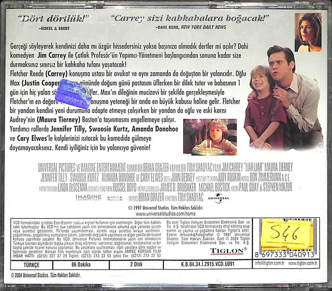 Yalancı Yalancı Orjinal VCD Film ' Jim Carrey ' VCD27955 - 2
