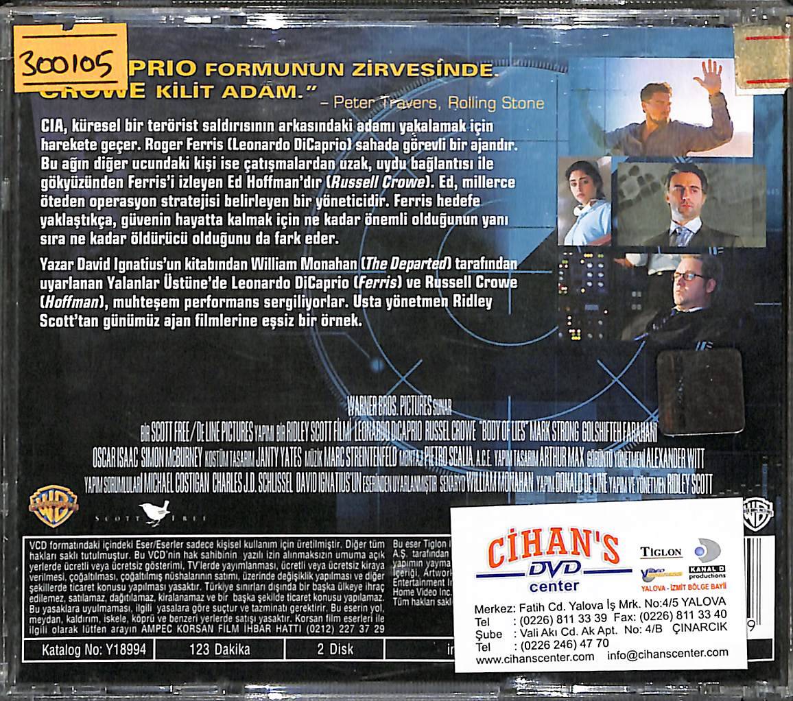 Yalanlar Üstüne - Body Of Lies VCD Film (İkinci El) VCD27777 - 2