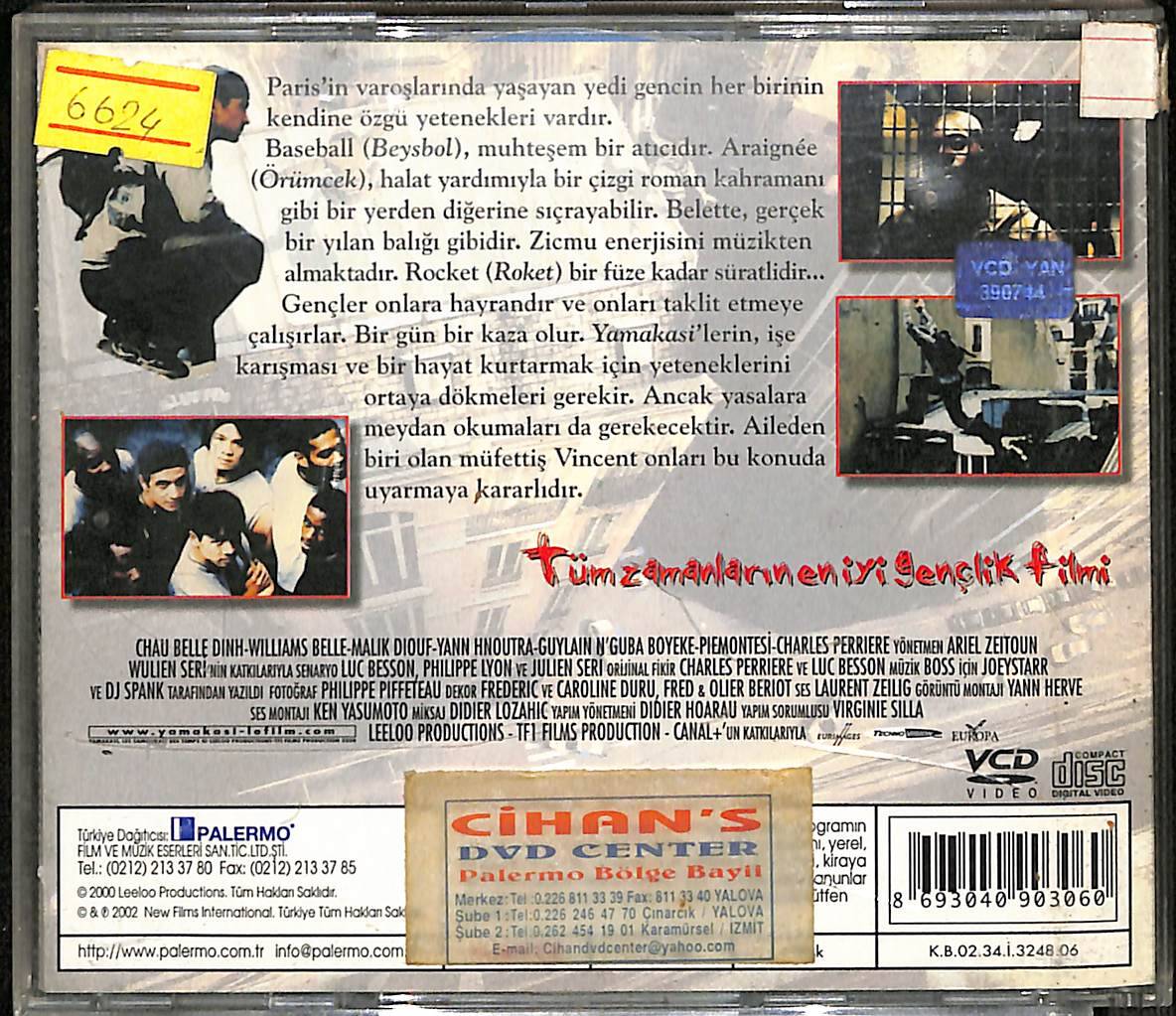 Yamakasi VCD Film (İkinci El) VCD27806 - 2