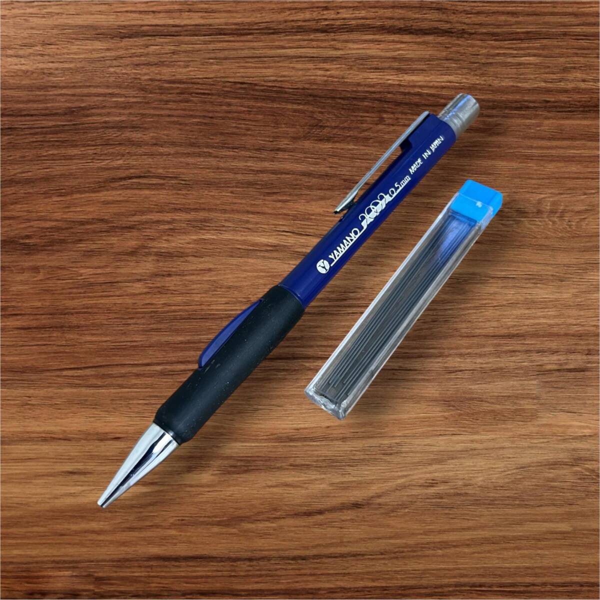 Yamato 200 0.5 mm Mekanik Lacivert Çıtçıtlı Kalem – Made in Japan, Sıfır (Vintage) #KL16 - 2