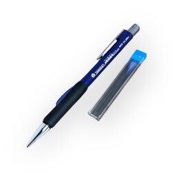 Yamato 200 0.5 mm Mekanik Lacivert Çıtçıtlı Kalem – Made in Japan, Sıfır (Vintage) #KL16 - Gökçekoleksiyon