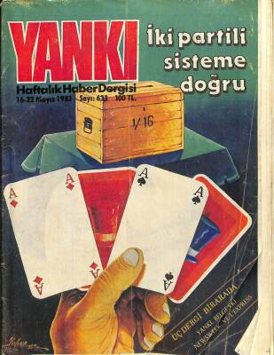 Yankı Haftalık Haber Dergisi 16-22 MAYIS 1983 SAYI633 İKİ PARTİLİ SİSTEME DOĞRU DRG263 - 1