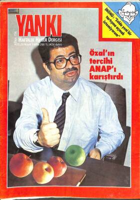 Yankı Haftalık Haber Dergisi 22-28 NİSAN 1985 ÖZALIN TERCİHİ NAPI KARIŞTIRDI DRG258 - 1