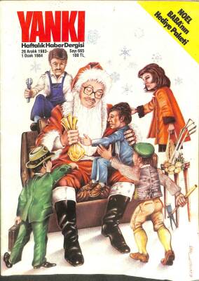 Yankı Haftalık Haber Dergisi 26 ARALIK 1 OCAK 1984 SAYI665 NOEL BABANIN HEDİYE PAKETİ DRG261 - 1