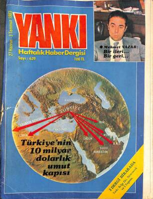 YANKI HAFTALIK HABER DERGİSİ - 27 HAZİRAN-3 TEMMUZ 1983 3 DERGİ BİRARADA,HÜZÜN ÇİÇEĞİ PRENSES SÜREYYA, ADANALI SAKIP AĞA,KARADENİZLİ OLDU? DRG993 - 1