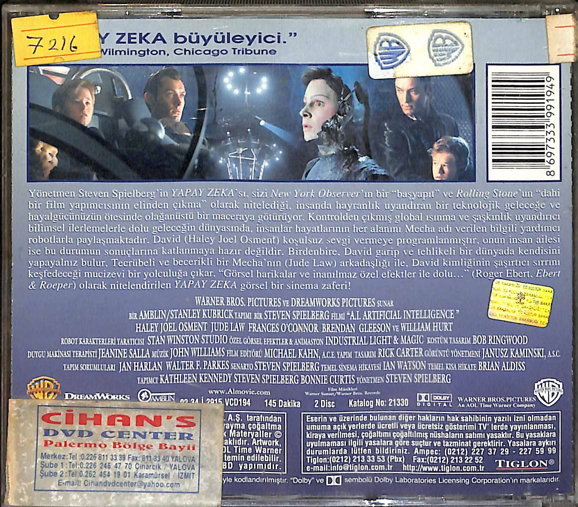 Yapay Zeka VCD Film (İkinci El) VCD27513 - 2