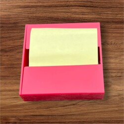Yapışkanlı Not Kağıdı Standı .Kırmızı AOB8591 - 2