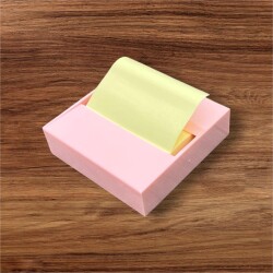 Yapışkanlı Not Kağıdı Standı .Pembe AOB8590 - 5