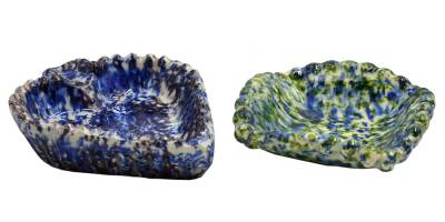 Yaprak Formunda 2 Adet Küllük AOB1248 - 2