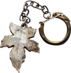 Yaprak Formunda Metal Eski Anahtarlık AKS1070 - 4