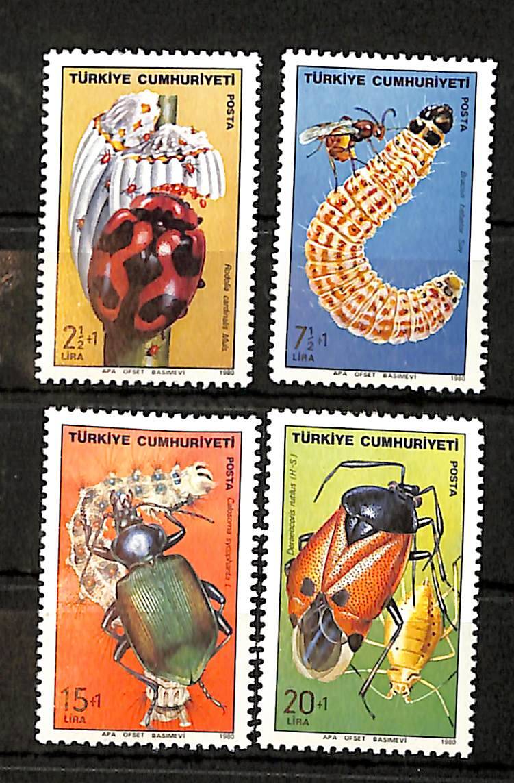 Yararlı Böcekler (Useful Insects) 4'lü Pul Seri PPT2332 - 1