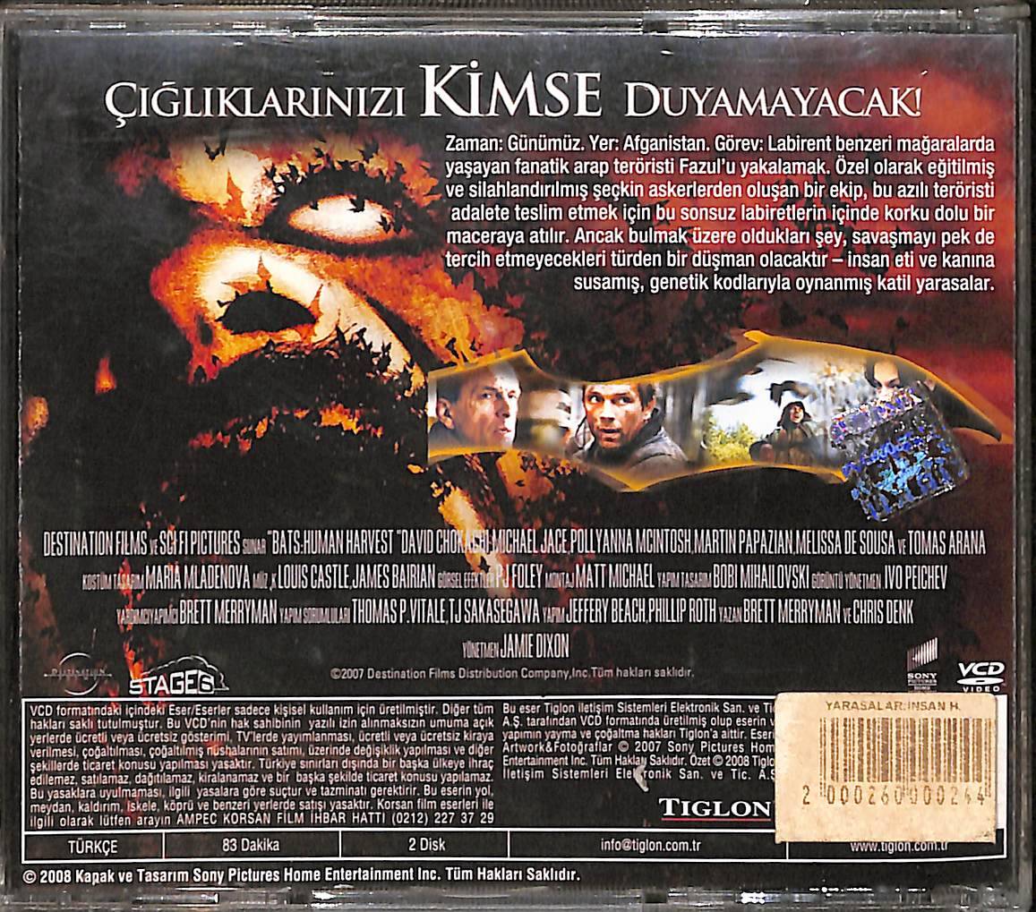 Yarasalar ''İnsan Hasatı'' - Bats ''Human Harvest'' VCD Film VCD27177 - 2