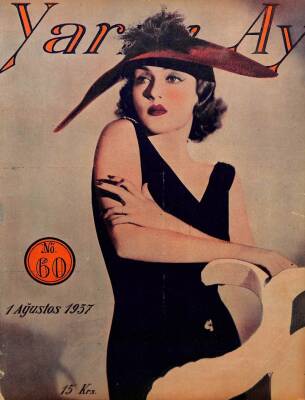 Yarım Ay Dergisi İlmi İçtimai Mecmua Sayı60 1 Ağustos 1937 Victoria Von Balasco Varşova Kaleleri Adlı Film Çevirdi NDR54224 - 1
