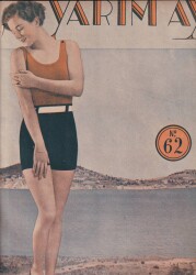 Yarım Ay Dergisi İlmi İçtimai Mecmua Sayı62 1 Eylül 1937 Güneş Memleketinin Greta Garbosu Seçuko Hasa NDR49737 - 1