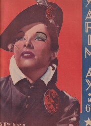 Yarım Ay Dergisi İlmi İçtimai Mecmua Sayı67 15.Teşrin 1937 Sigrid Gurie NDR49742 - 1