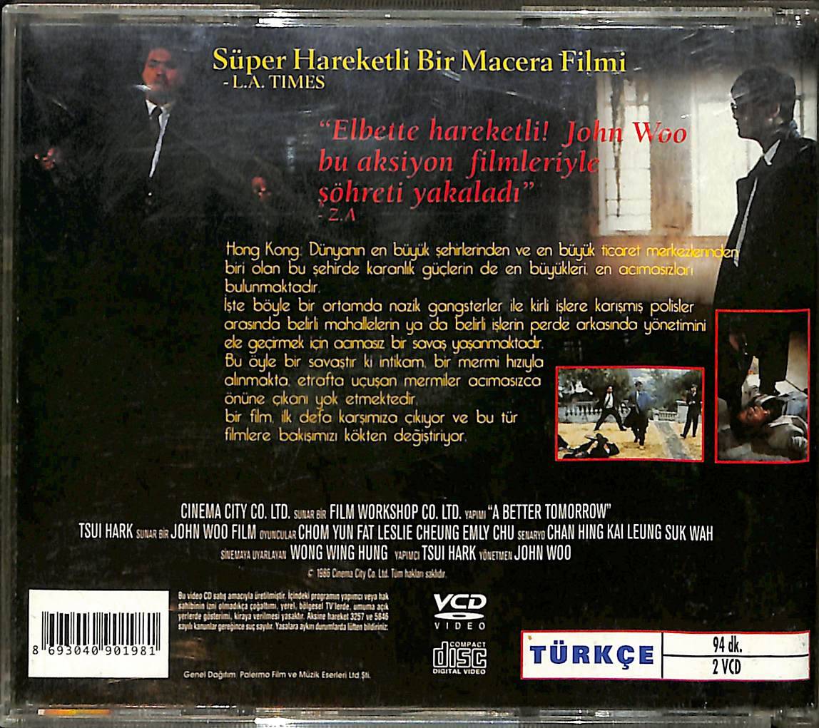 Yarın Çok Güzel Olacak – A Better Tomorrow (1986) ***ÇOK NADİR FİLM*** VCD Film VCD27256 - 2