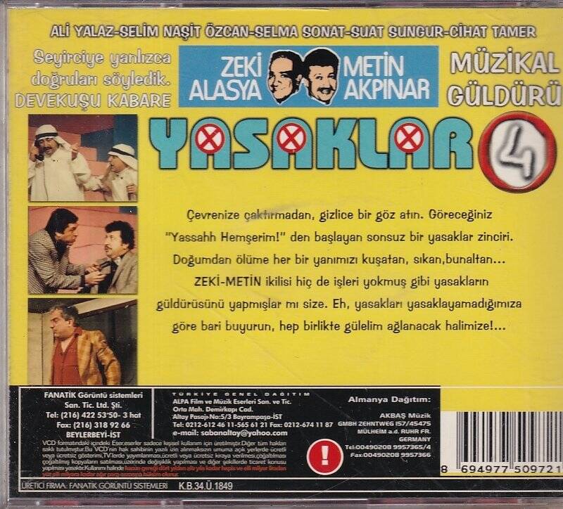Yasaklar 4 VCD Film VCD8756 - 2