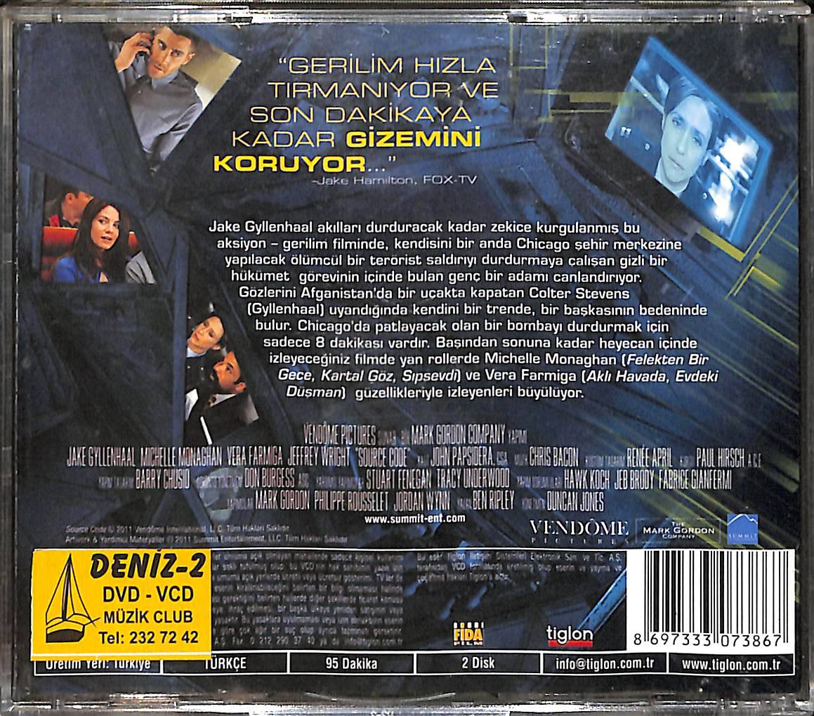 Yaşam Şifresi – Source Code (2011) Orjinal VCD Film VCD29084 - 2