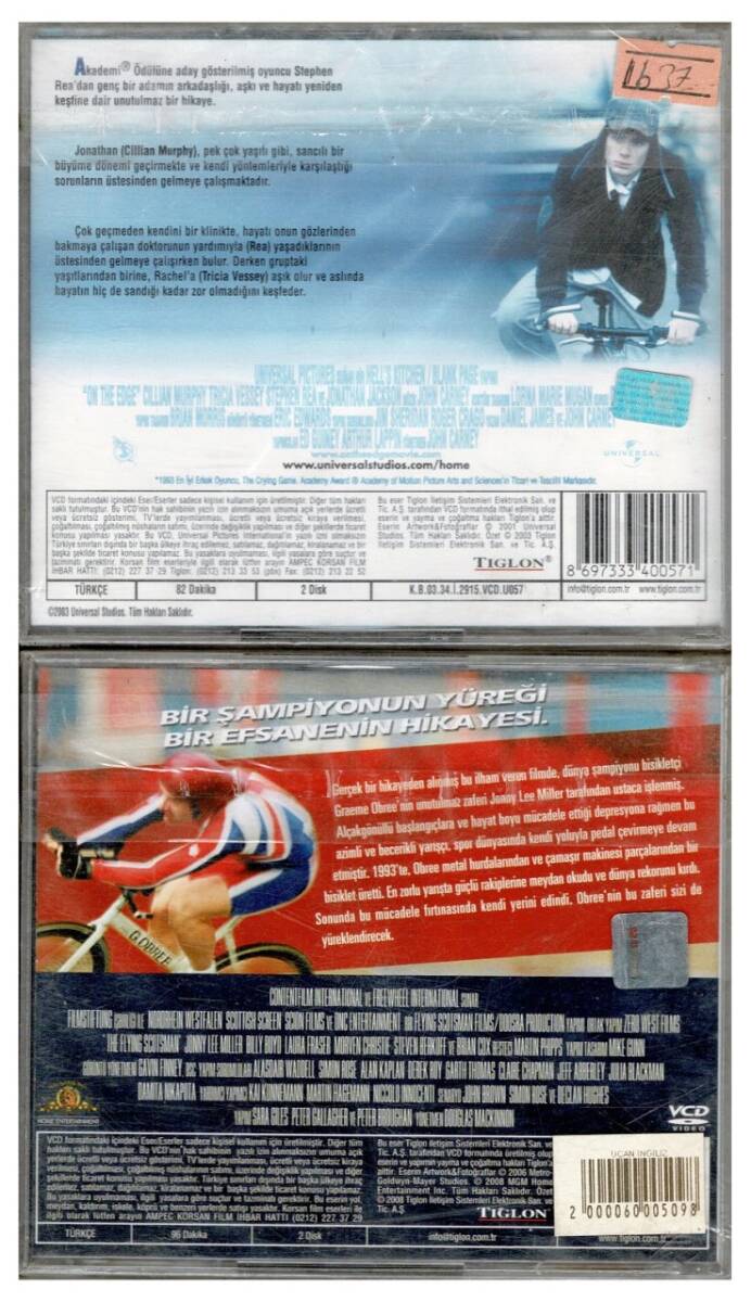 Yaşamın Kıyısında Uçan İngiliz - 2 Adet VCD Film VCD1040 - 2