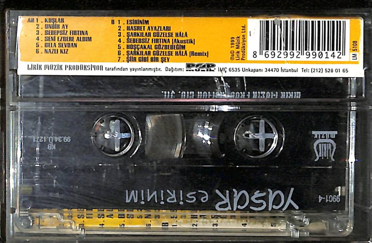 Yaşar - Esirinim Kaset (İkinci El) KST28236 - 2