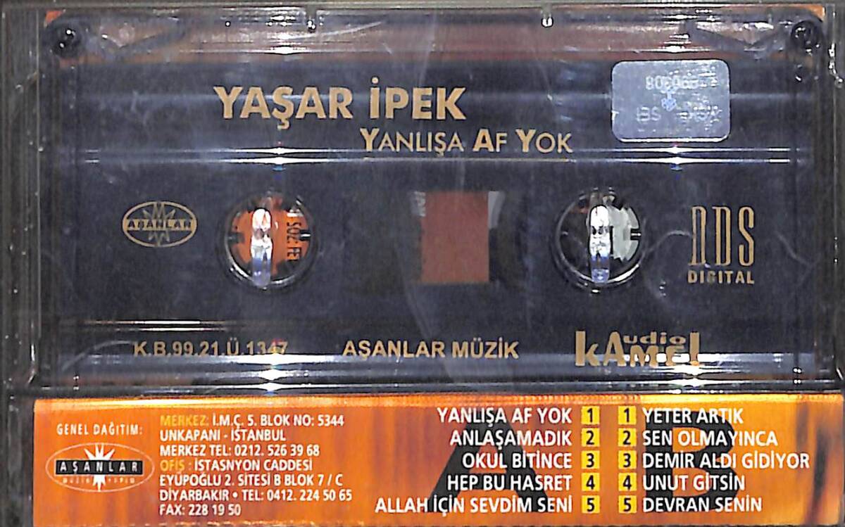 Yaşar İpek - Yanlışa Af Yok Kaset (İkinci El) KST29140 - 2