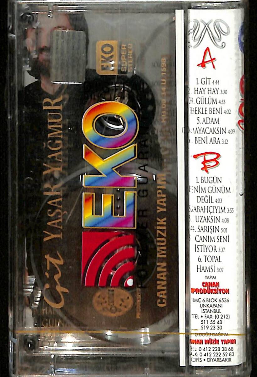 Yaşar Yağmur - Git Kaset (Sıfır) KST26867 - 2