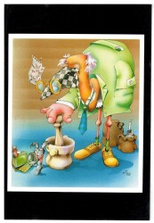 Yaşlı Akbaba Temalı Kartpostal KRT4804 - Gökçekoleksiyon