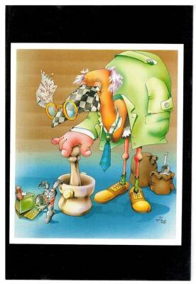 Yaşlı Akbaba Temalı Kartpostal KRT4804 - 1