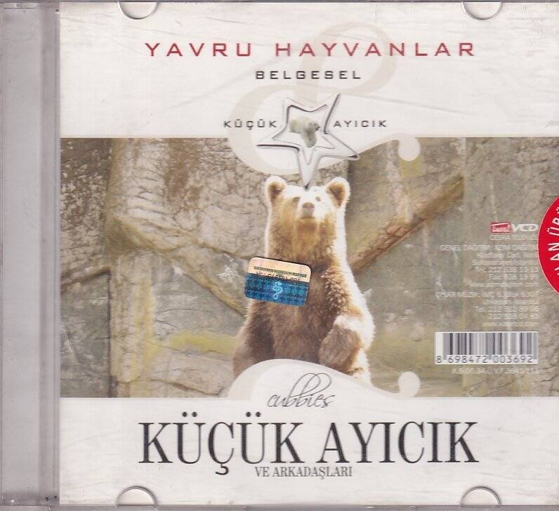 Yavru Hayvanlar Belgesel Küçük Ayıcık Ve Arkadaşları VCD Film VCD8739 - 1