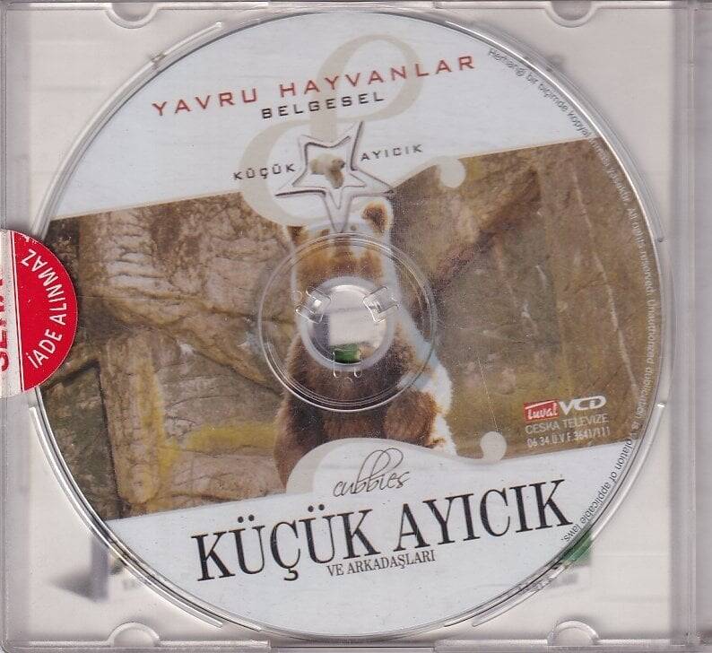 Yavru Hayvanlar Belgesel Küçük Ayıcık Ve Arkadaşları VCD Film VCD8739 - 2