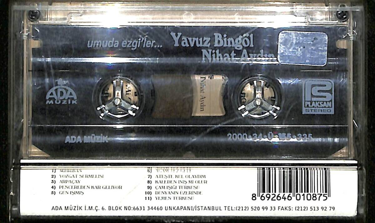 Yavuz Bingöl - Nihat Aydın - Umuda Ezgi'ler Kaset (İkinci El) KST28141 - 2